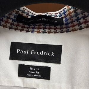 Paul Fredrick Men's Classic White Dress Shirt